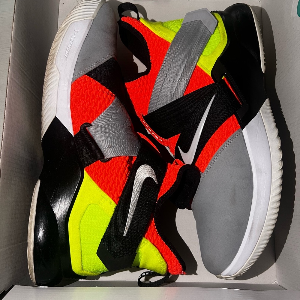 Neon highlighter LeBron soldier xii sfg